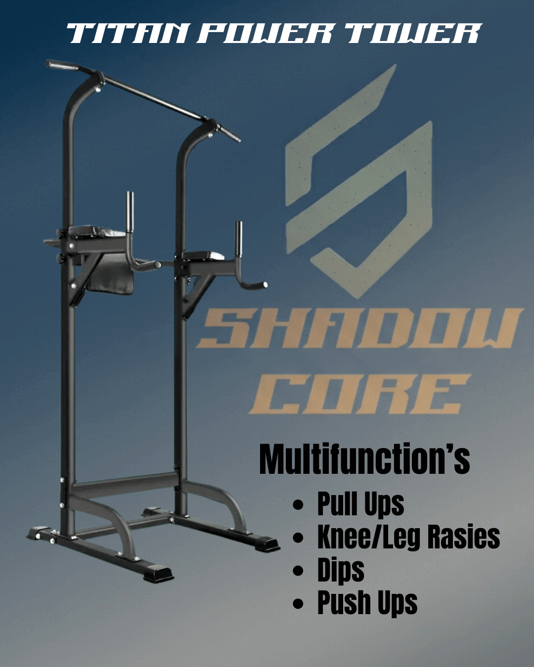 Titan PowerTower – 5-in-1 Strength Station